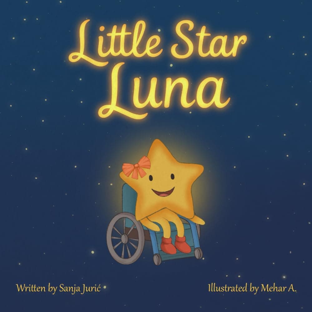 Cover of Little Star Luna, a heartwarming story about uniqueness, belonging and friendship.