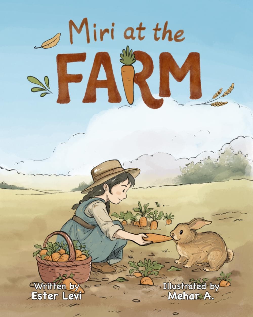 Cover of Miri At The Farm, a picture book about a girl visiting her grandmother’s farm.